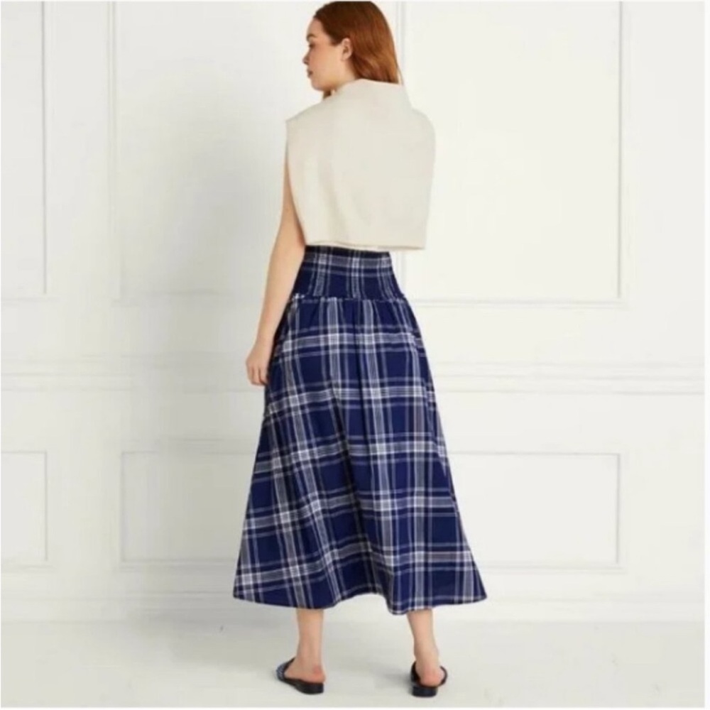 ⭐️Hill House Home - Delphine Nap Skirt - Navy Spring Plaid⭐️
